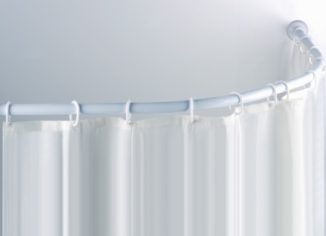 L-Shaped Shower Curtain Rod